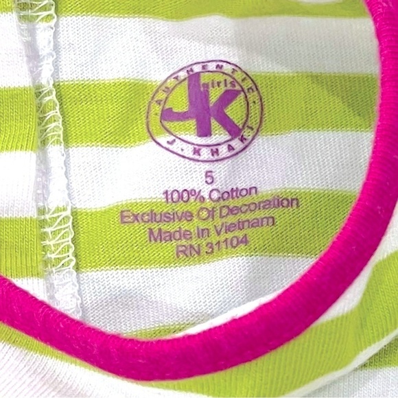 J. Khaki Girls Size 5 Appliquéd Mitten Dress - Picture 4 of 4